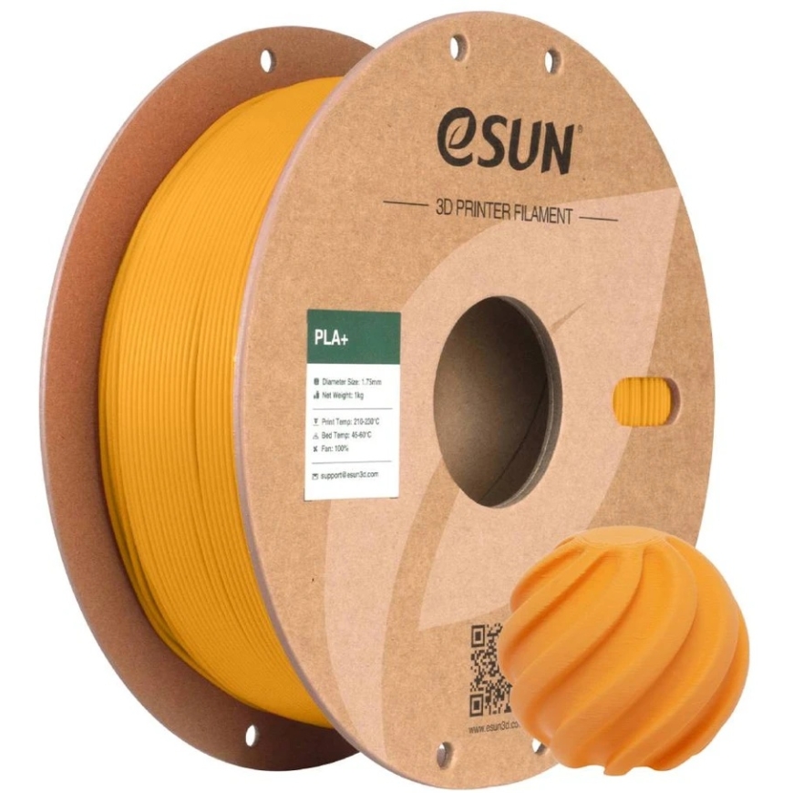 eSUN PLA+ plastmasa 1,75 mm 1kg – Zelta – 2