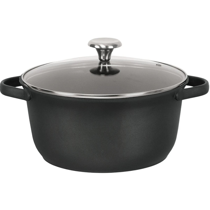 Maestro Pot with Lid Induction Gas 28cm 6.8L Black MAESTRO MR-4027-28 – 3