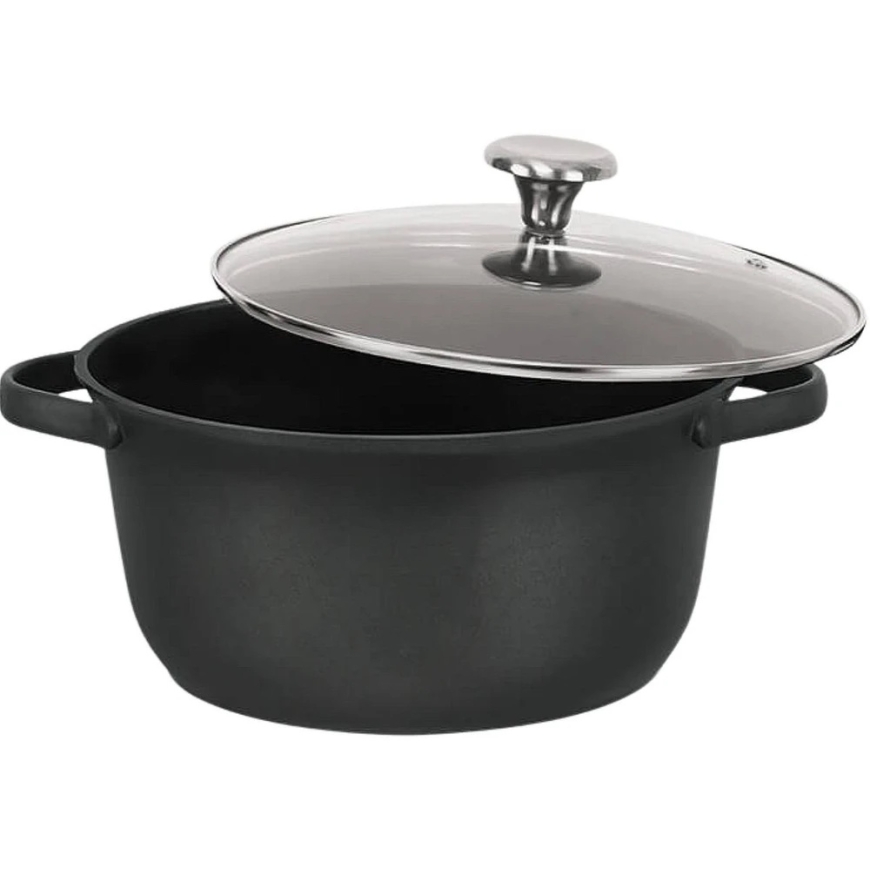 Maestro Pot with Lid Induction Gas 28cm 6.8L Black MAESTRO MR-4027-28 – 5