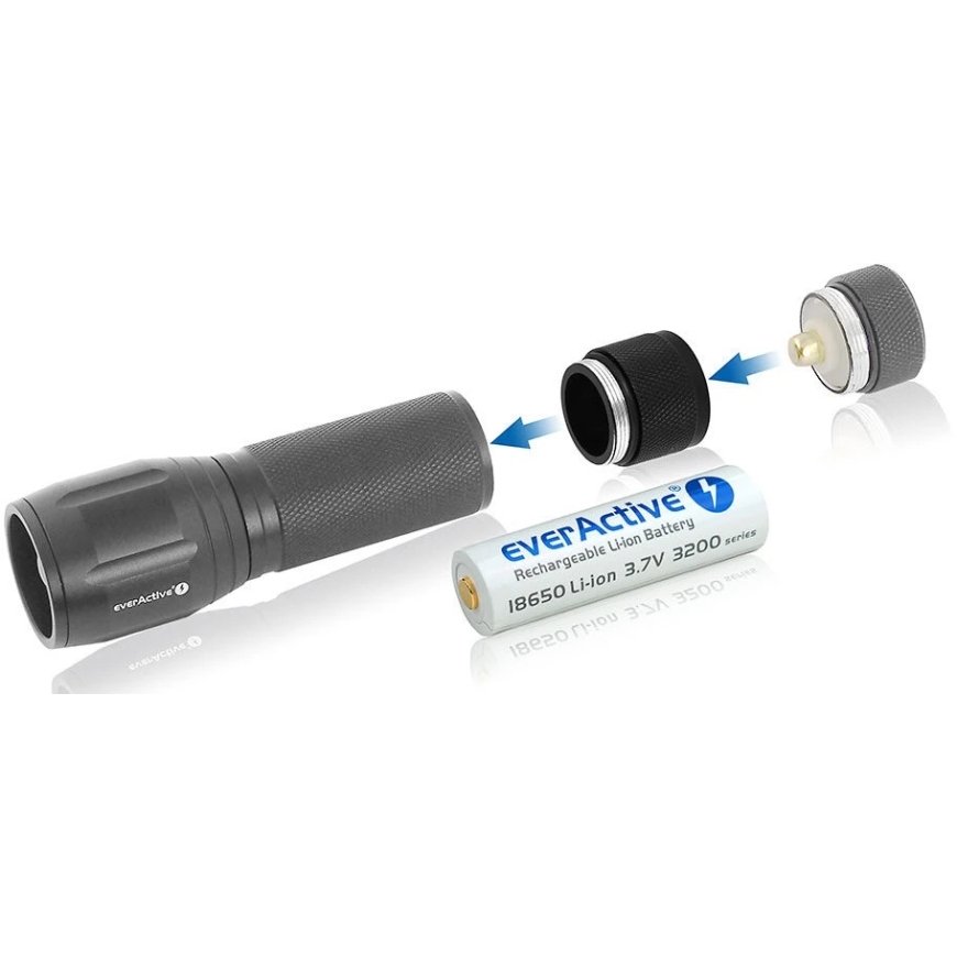 EverActive FL300+ melns adapters – 5
