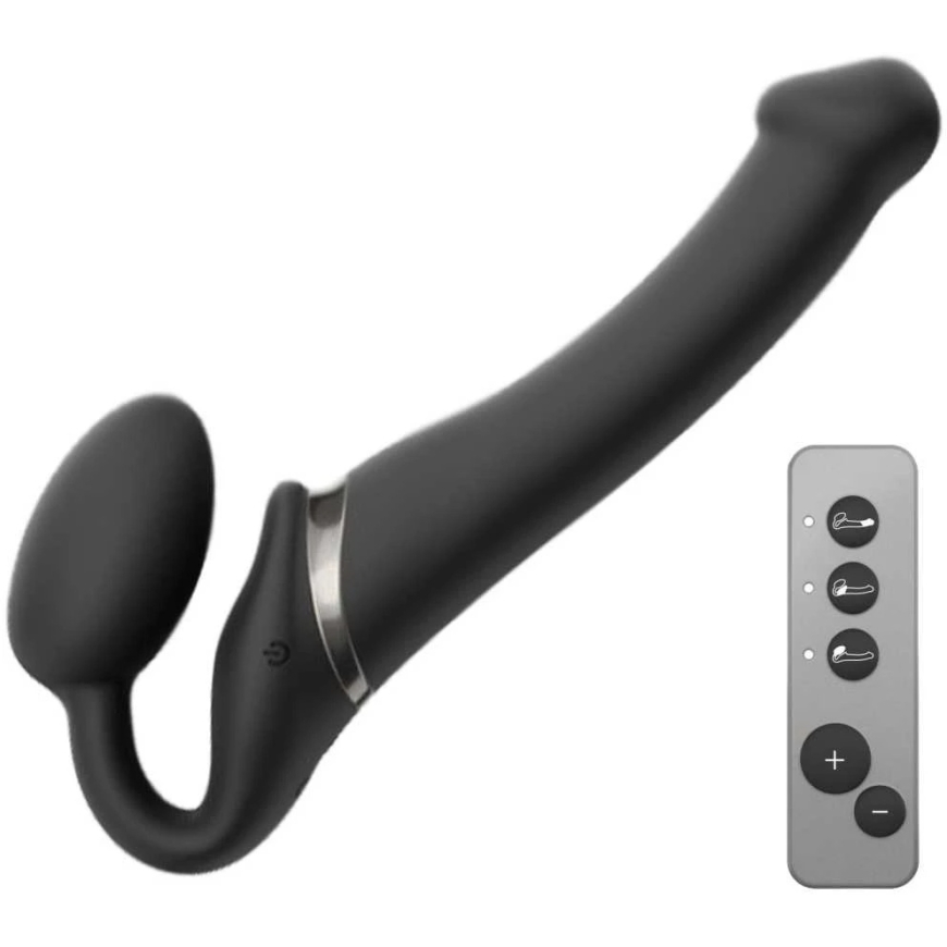 Strap On Me Värisevä Strap-On M Musta