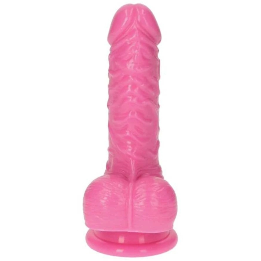 Toyz4Lovers Roosa želatiinist dildo kummist imemisepadjaga 10,5 cm – 3