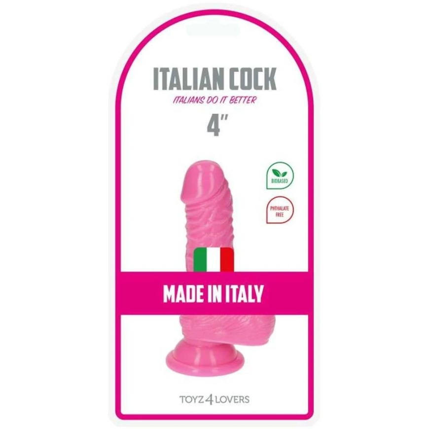 Toyz4Lovers Roosa želatiinist dildo kummist imemisepadjaga 10,5 cm – 5
