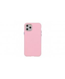 Mocco Soft Cream Silicone Back Case for Samsung Galaxy A42 5G Light Pink