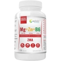 Wish Pharmaceutical ZMA Magnijs + Cinks + B6 pārtikas piedeva 120 tabletes