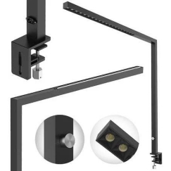 Spacetronik GLOW D22 Pro sānu LED galda lampa, melna