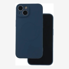 Simple Color Mag phone case with MagSafe support for iPhone 17 Pro navy