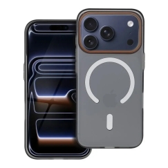 Kuori iPhone 17 Pro / 18 Pro Go Orange, yhteensopiva MagSafen kanssa, musta