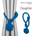 AmeliaHome Dauphin tumši zilie aizkari, 2 gab. AmeliaHome Dauphin tumši zilie aizkari, 2 gab.