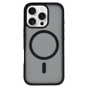 Tel Protect Aura Matte telefono dėklas su MagSafe palaikymu iPhone 16 Pro Max juodas