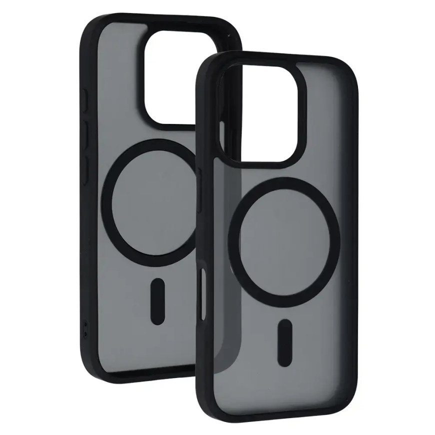 Tel Protect Aura Matte telefono dėklas su MagSafe palaikymu iPhone 16 Pro Max juodas – 4