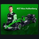 CaDA konstruktoriaus kaladėlės lenktyniniam automobiliui „Kick Sauber F1 Team C45 2025“, 348 detalės CaDA konstruktoriaus kaladėlės lenktyniniam automobiliui „Kick Sauber F1 Team C45 2025“, 348 detalės