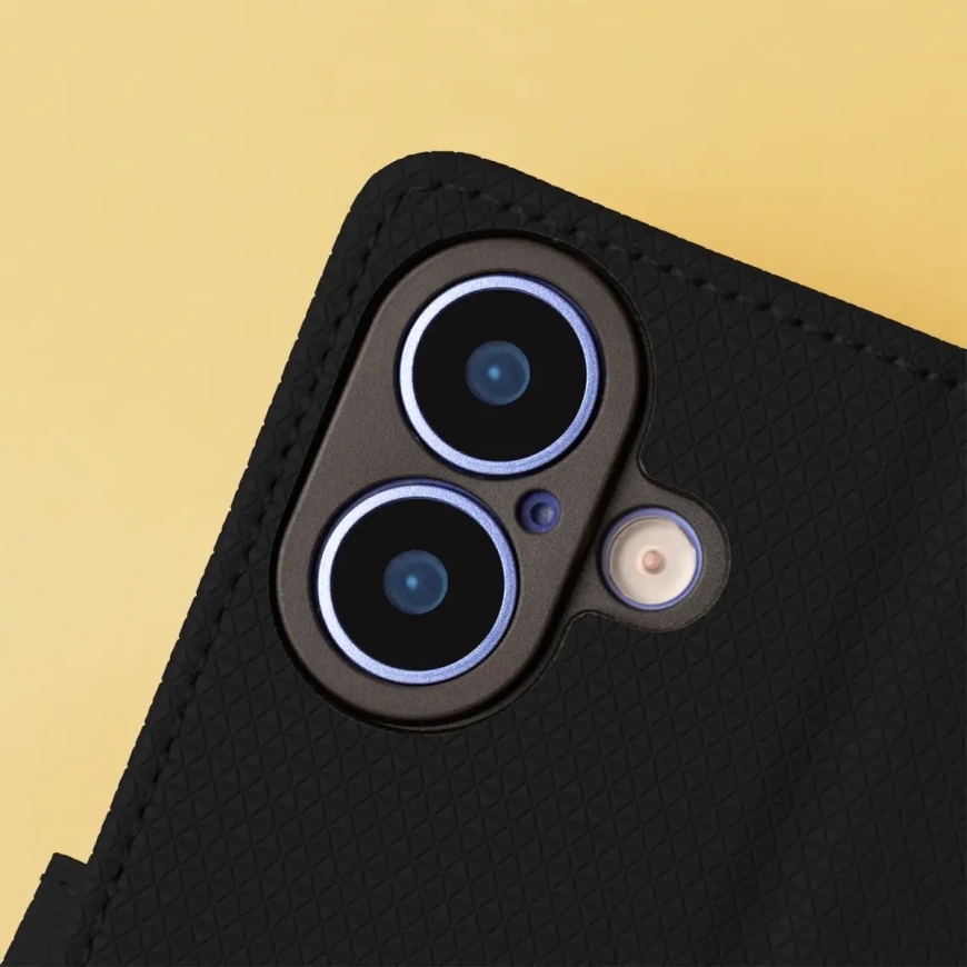 Smart Triangle raamatutüüpi telefoni ümbris iPhone 17 Pro must – 4