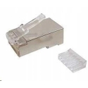 Solarix pistik RJ45 CAT6 STP 8p8c varjestatud, volditud näo peal / 100 tk KRJ45/6SH Solarix pistik RJ45 CAT6 STP 8p8c varjestatud, volditud näo peal / 100 tk KRJ45/6SH