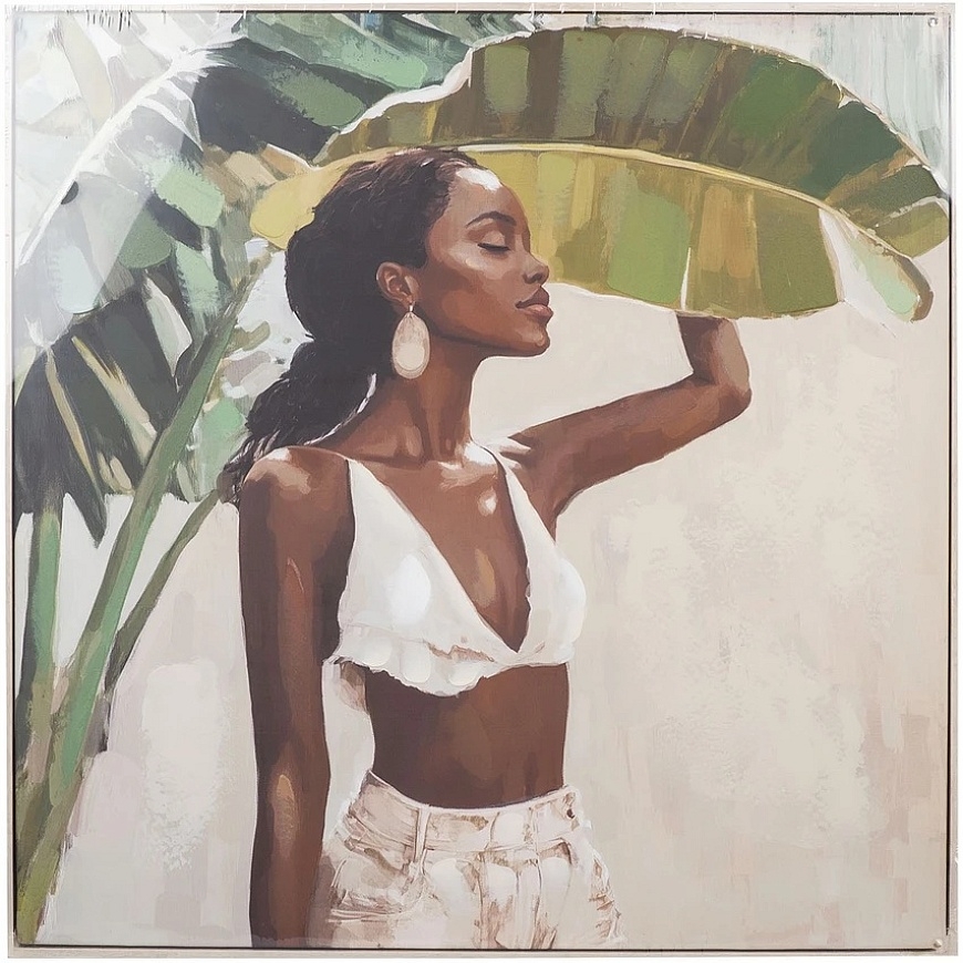 Home4You Картина в рамке «FAMOUS», 82,5×82,5 см, «Rihanna» – 3