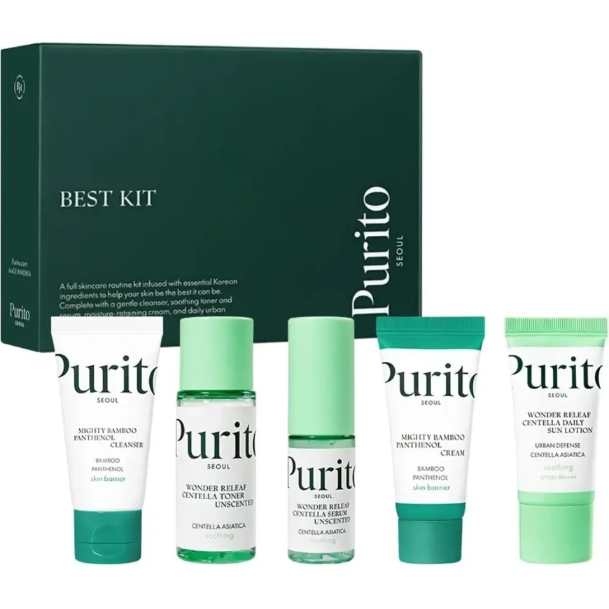 PURITO Seoul Best Kit - kasvojen ihonhoitosetti – 2