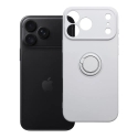 Case for iPhone 18 Pro Max / 17 Pro Max Silicone Ring silver