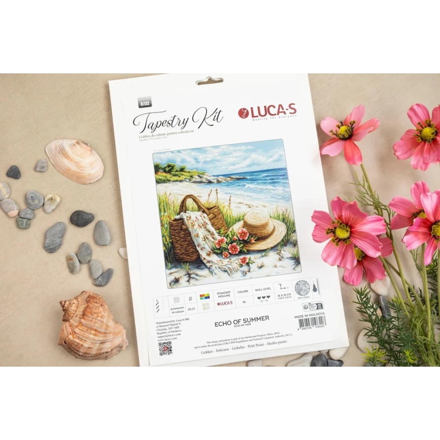 luca S Petit Point rinkinys "Vasaros aidas" 18x18 cm SG732 – 2