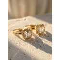 Brilio Silver Glittering Gold Plated Earrings with Zirconia EA396Y Brilio Silver Glittering Gold Plated Earrings with Zirconia EA396Y