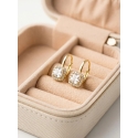 Brilio Silver Glittering Gold Plated Earrings with Zirconia EA396Y Brilio Silver Glittering Gold Plated Earrings with Zirconia EA396Y
