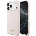 Guess silikona vāks ar metāla logotipu Script un MagSafe, paredzēts iPhone 18 Pro Max / iPhone 17 Pro Max, rozā Guess silikona vāks ar metāla logotipu Script un MagSafe, paredzēts iPhone 18 Pro Max / iPhone 17 Pro Max, rozā