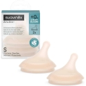 SUAVINEX LĖTOS SROVĖS ŽINDUKAI ZERO ZERO ANTI-COLIC BUTELIUKAMS, NUO +0 MĖN., 2 VNT., LIGHT