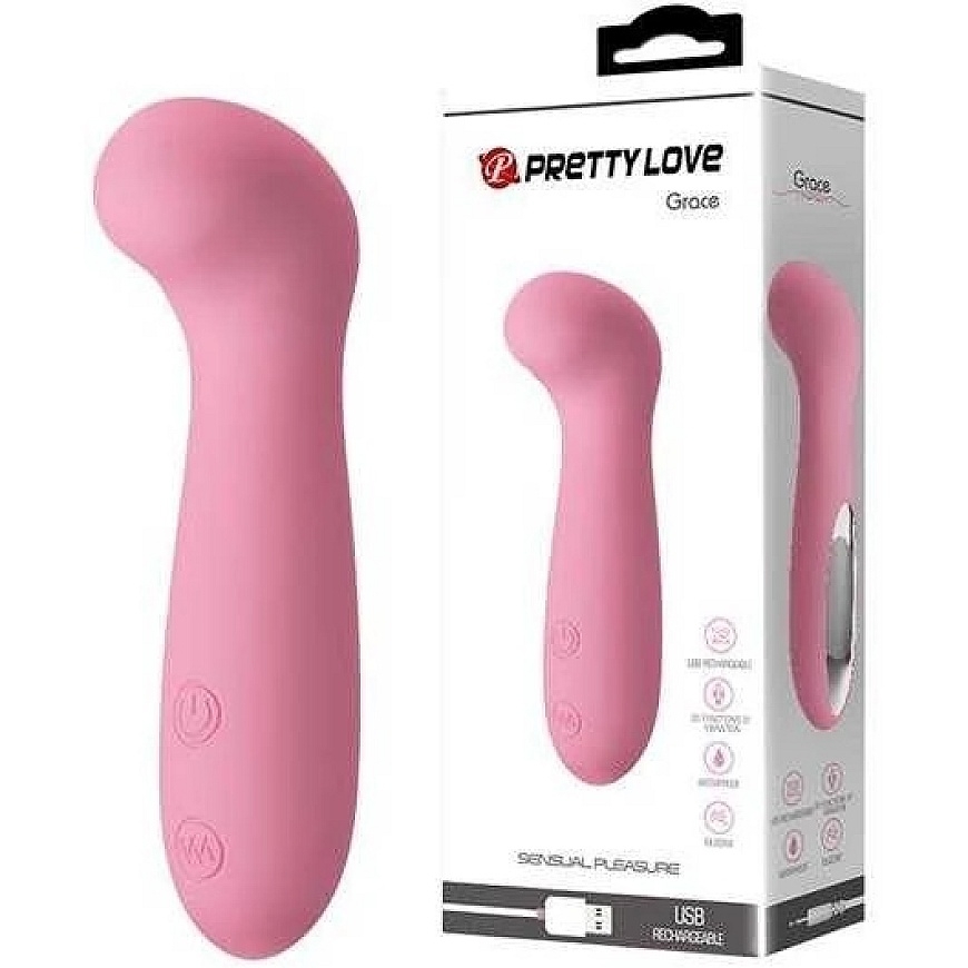 Pretty Love Mazais ērtais G-punkta vibrators, 12 cm, 30 režīmi