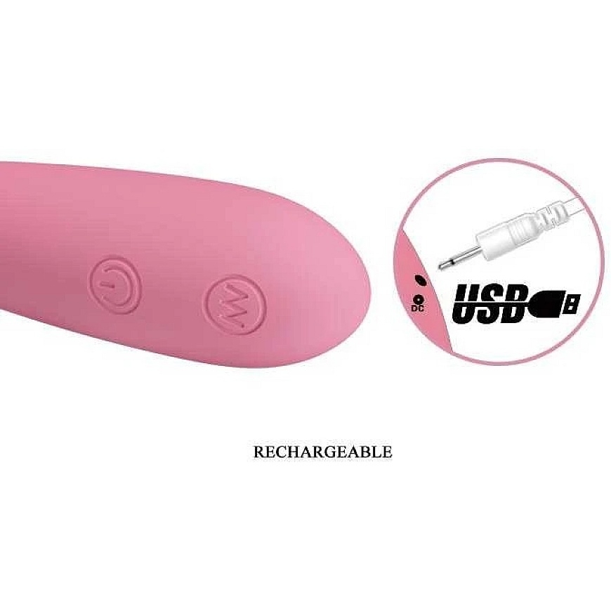 Pretty Love Mazais ērtais G-punkta vibrators, 12 cm, 30 režīmi – 4