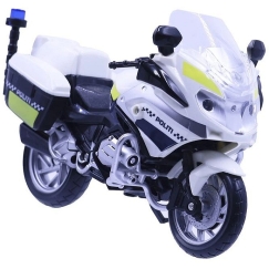 Игрушечный мотоцикл полиции Impulse Toys Motor 112 с эффектами света и звука (18 см) (I-1600007)