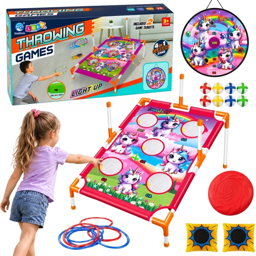 Lean Toys Игра для метания 4 в 1