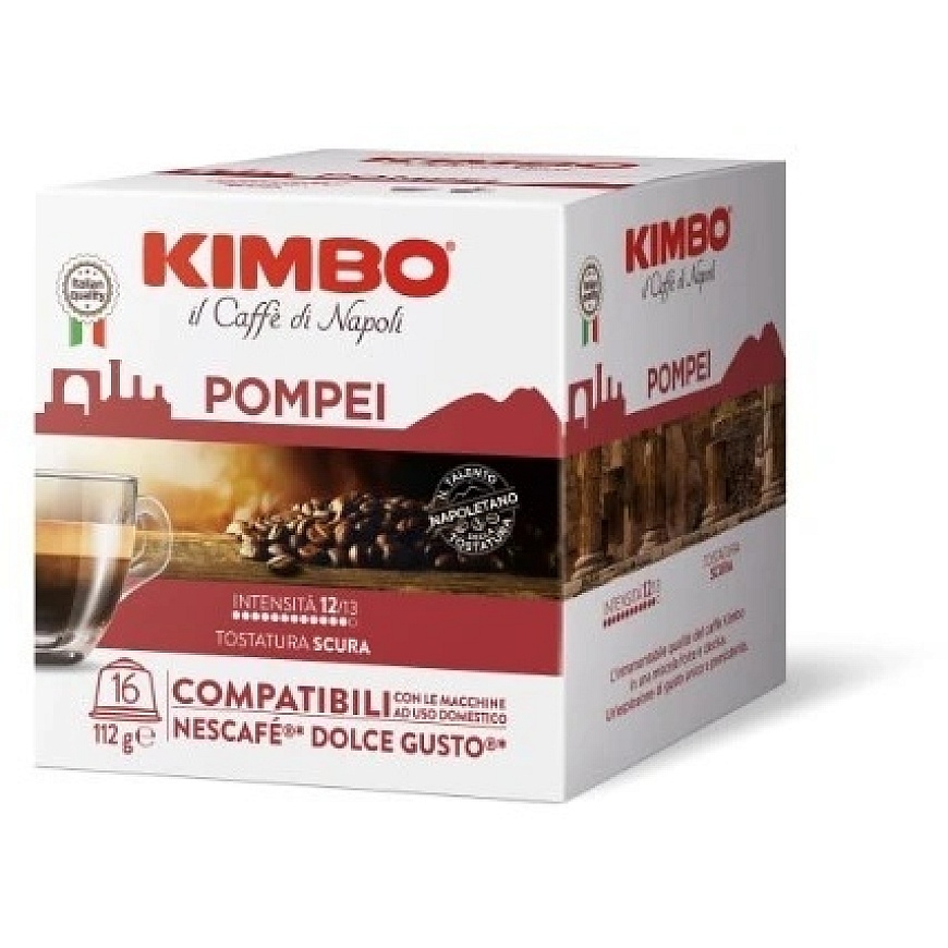 Kafijas kapsulas KIMBO Dolce Gusto Pompei, 16 x 7 g