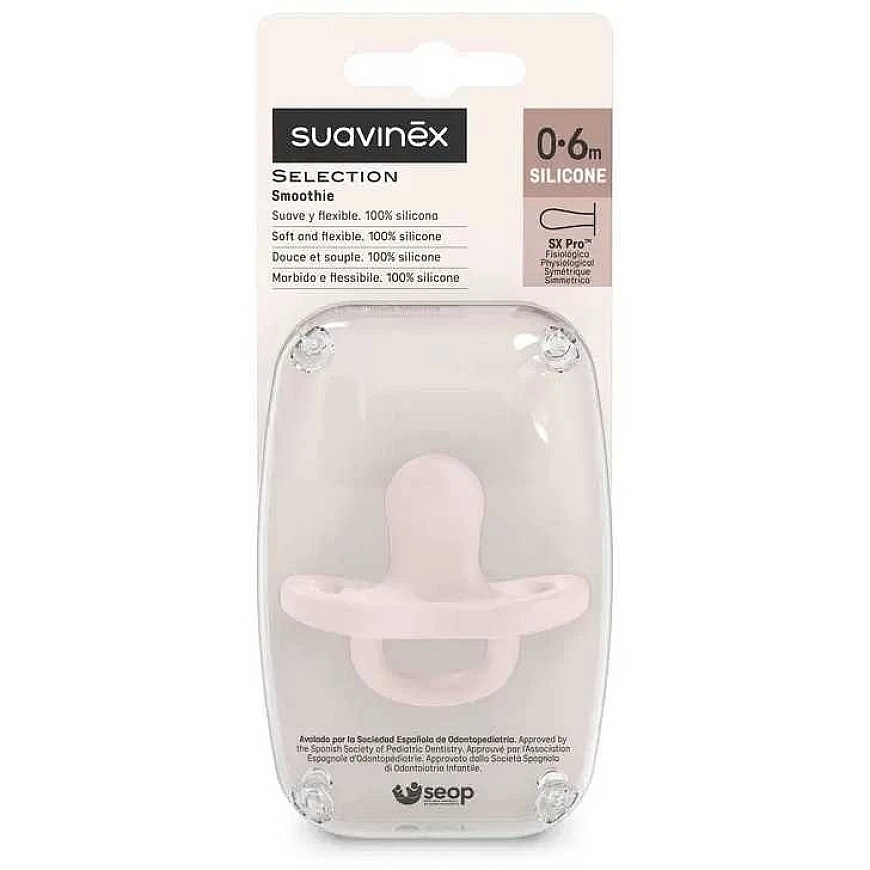 SUAVINEX SÜMMAKAS FÜSIOLOOGILINE SILIKON TÜÜP SX PRO, 0-6 KUU, ESSENCE ROSE – 3