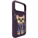 NIMMY COOL DOG briļļu maciņš IPHONE 18 Pro Max/17 Pro Max violetā NIMMY COOL DOG briļļu maciņš IPHONE 18 Pro Max/17 Pro Max violetā