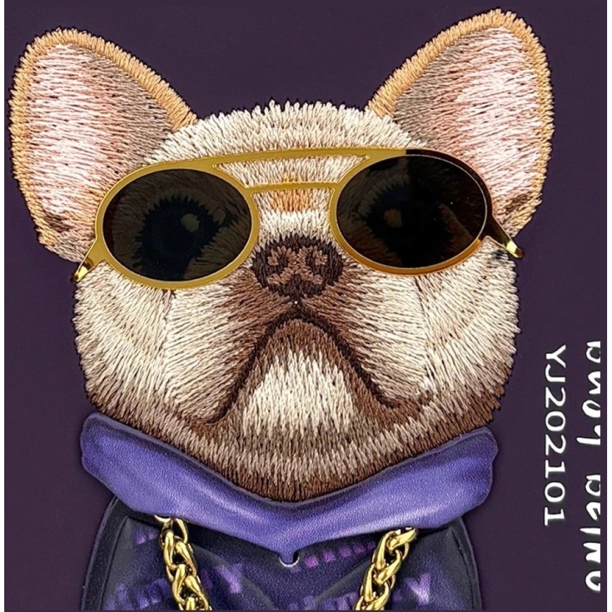NIMMY dėklas akiniai COOL DOG skirtas IPHONE 18 Pro Max/17 Pro Max violetinė – 3