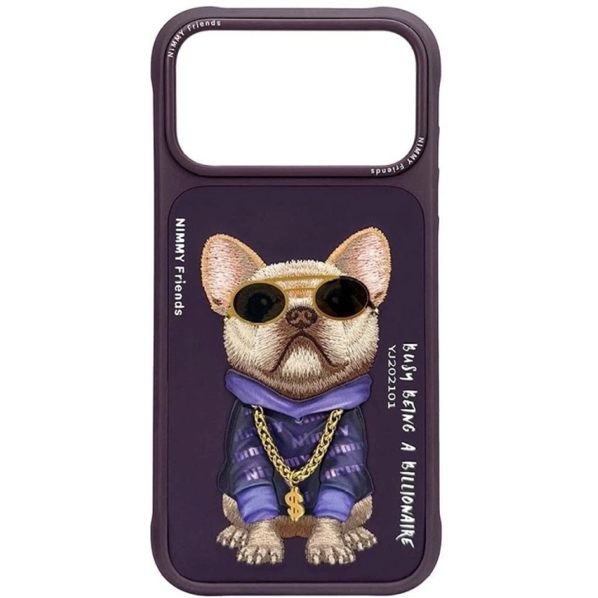 NIMMY COOL DOG briļļu maciņš IPHONE 18 Pro Max/17 Pro Max violetā – 5