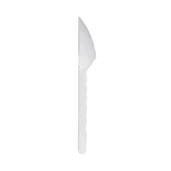 Plastic knives 17 cm, 100 pcs, white