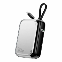 4smarts Pocket väline akupank (powerbank) | 10 000 mAh | 30W | USB-C | hõbedane