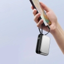 4smarts Pocket Power Bank | 10,000 mAh | 30W | USB-C | silver 4smarts Pocket Power Bank | 10,000 mAh | 30W | USB-C | silver