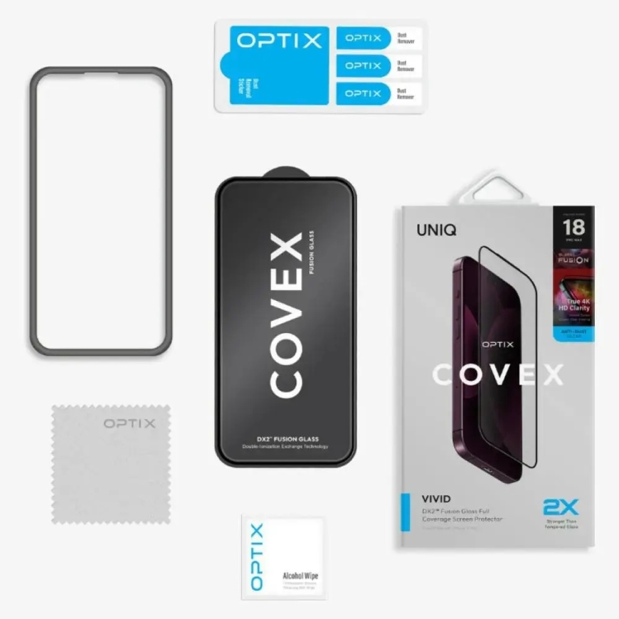 UNIQ Optix Vivid DX2 tempered glass for phone iPhone 18 Pro Max – 5