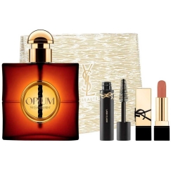 Yves Saint Laurent Opium parfüümvesi 90 ml + Ripsmetušš 2 ml + Huulepulk 3,8 g