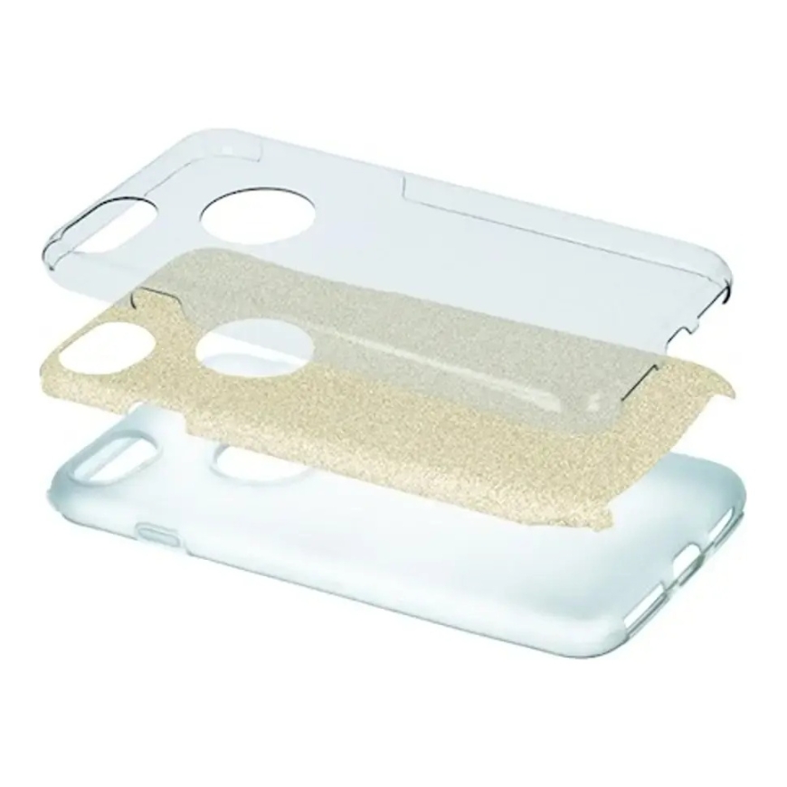 Glitter 3in1 case for Samsung Galaxy A21s gold – 5