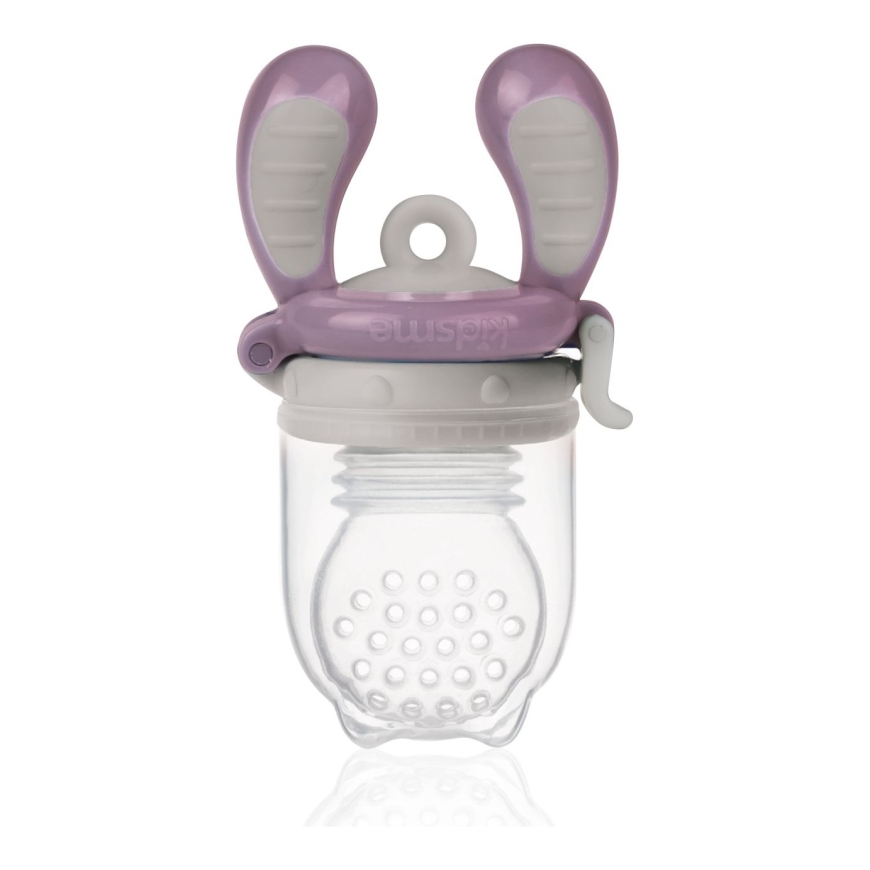 Uus! Kampaania! Kidsme Food Feeder beebi toitu söötmise seade kõvadele toodetele (suur) Plum alates 6. elukuust. 160337PL