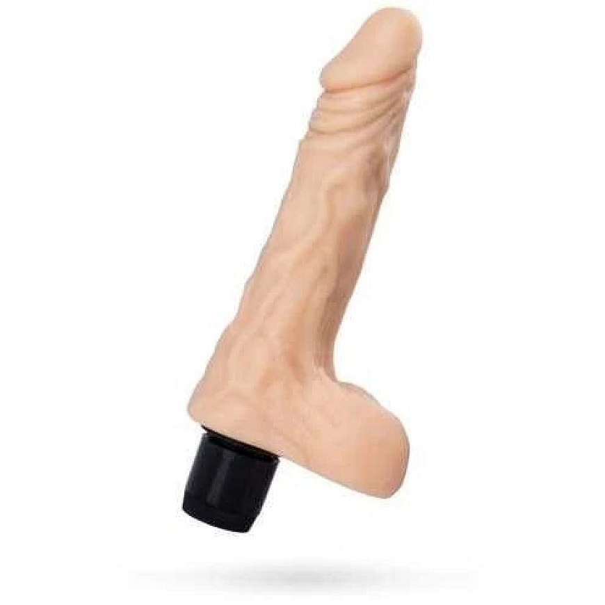 Toyfa A-TOYS, reālistisks daudzsānu vibrators, TPE, vibrācijas režīmi, 14cm – 2