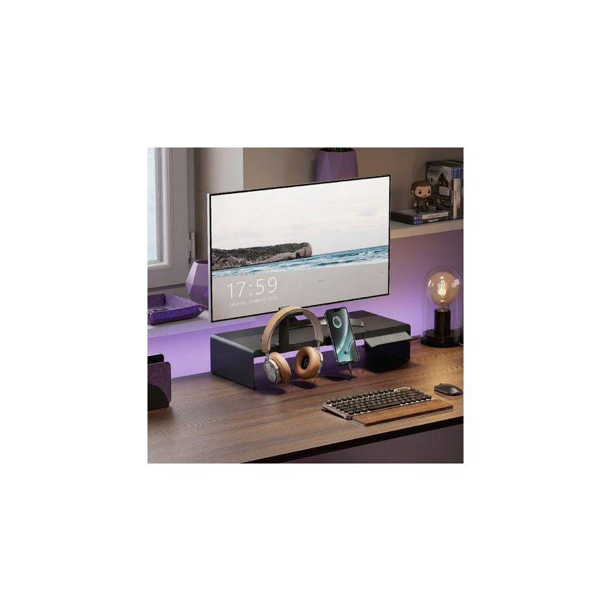 Monitoru statīvs ar turētājiem, Spacetronik SPP143B – 3