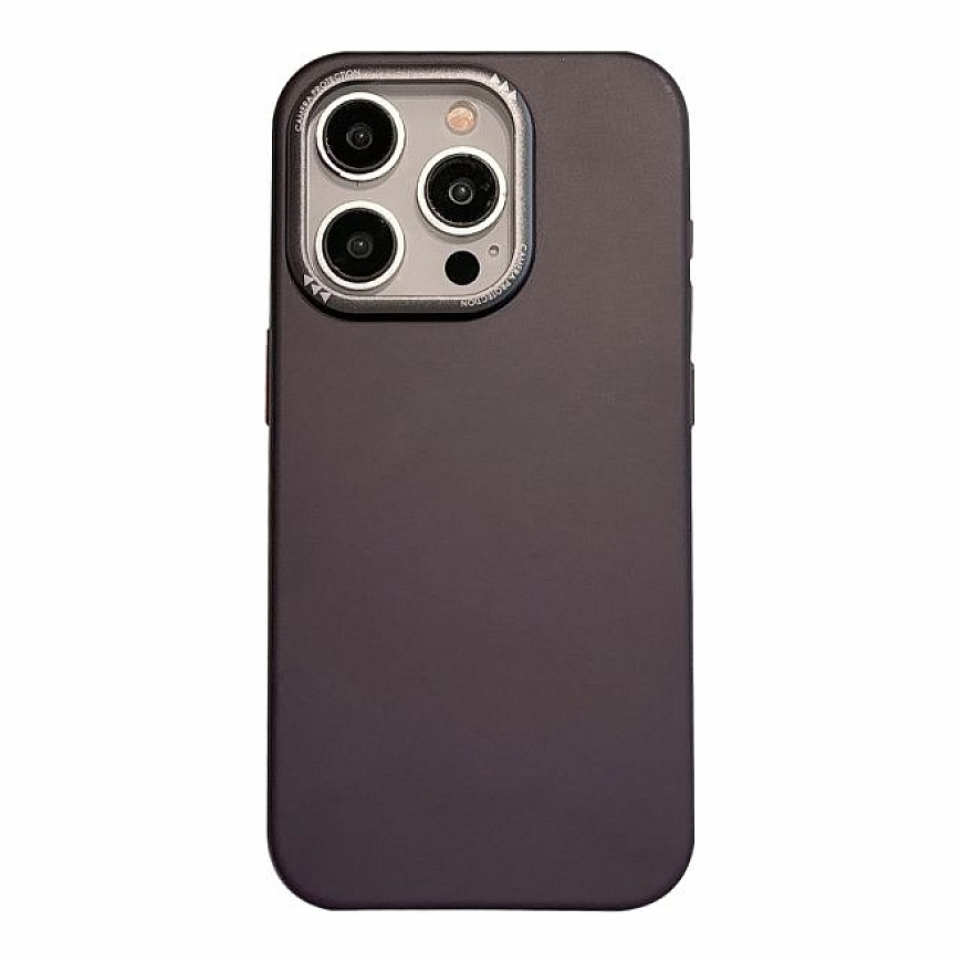 Чехол Apple iPhone 15 PC NeoCase с MagSafe коричневый