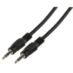 Kabelis 3.5mm uz 3.5mm stereo spraudnis 0.5m
