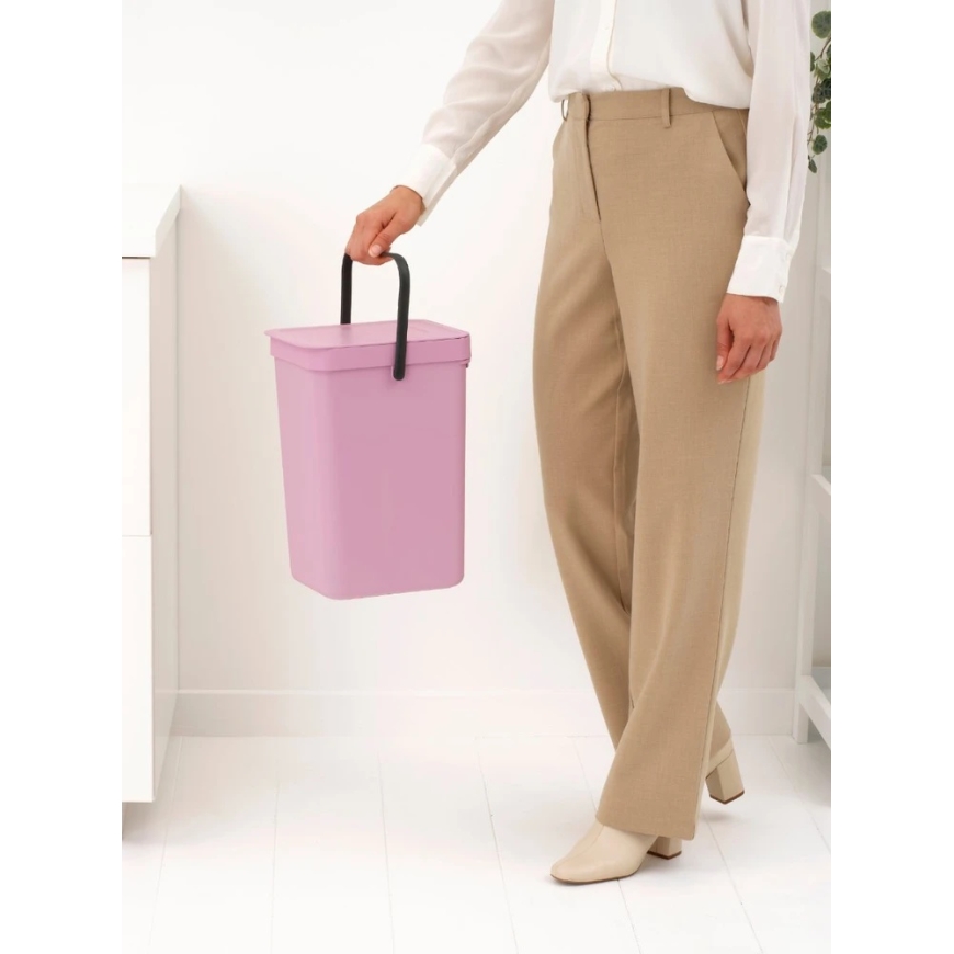 Brabantia Sort & Go pesukorv. Lilac Roosa 12 L – 3