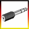 Wentronic audioadapter 3,5 mm – 6,35 mm pesa, 2 kanalit "Goobay". Wentronic audioadapter 3,5 mm – 6,35 mm pesa, 2 kanalit "Goobay".