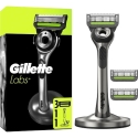 Бритва Gillette Labs для мужчин + 3 лезвия для бритья, магнитная подставка Бритва Gillette Labs для мужчин + 3 лезвия для бритья, магнитная подставка