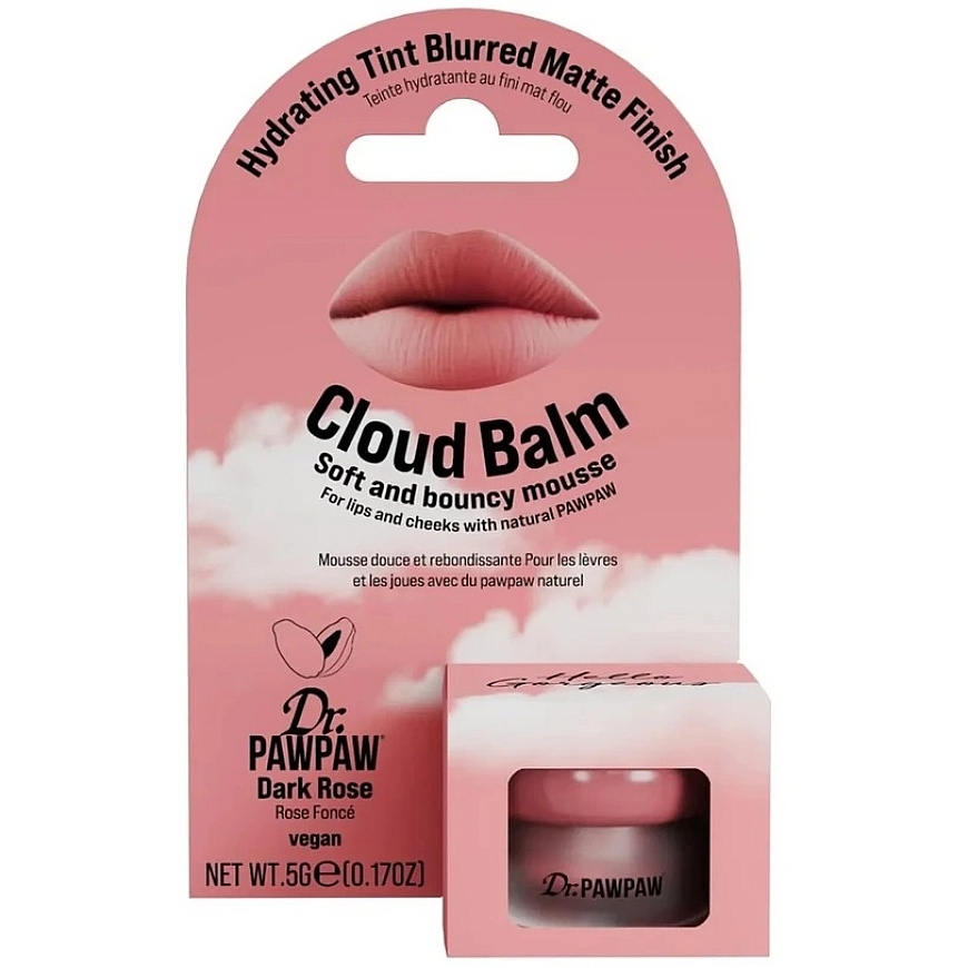 Dr. PawPaw Cloud Balm Matte & Smoothing крем для лица Dark Rose, 5 г